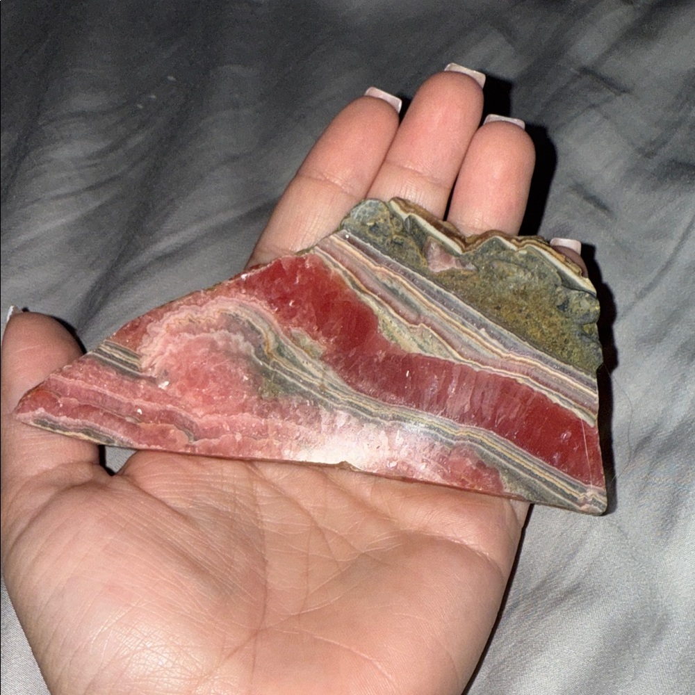 Rhodocrosite Slice